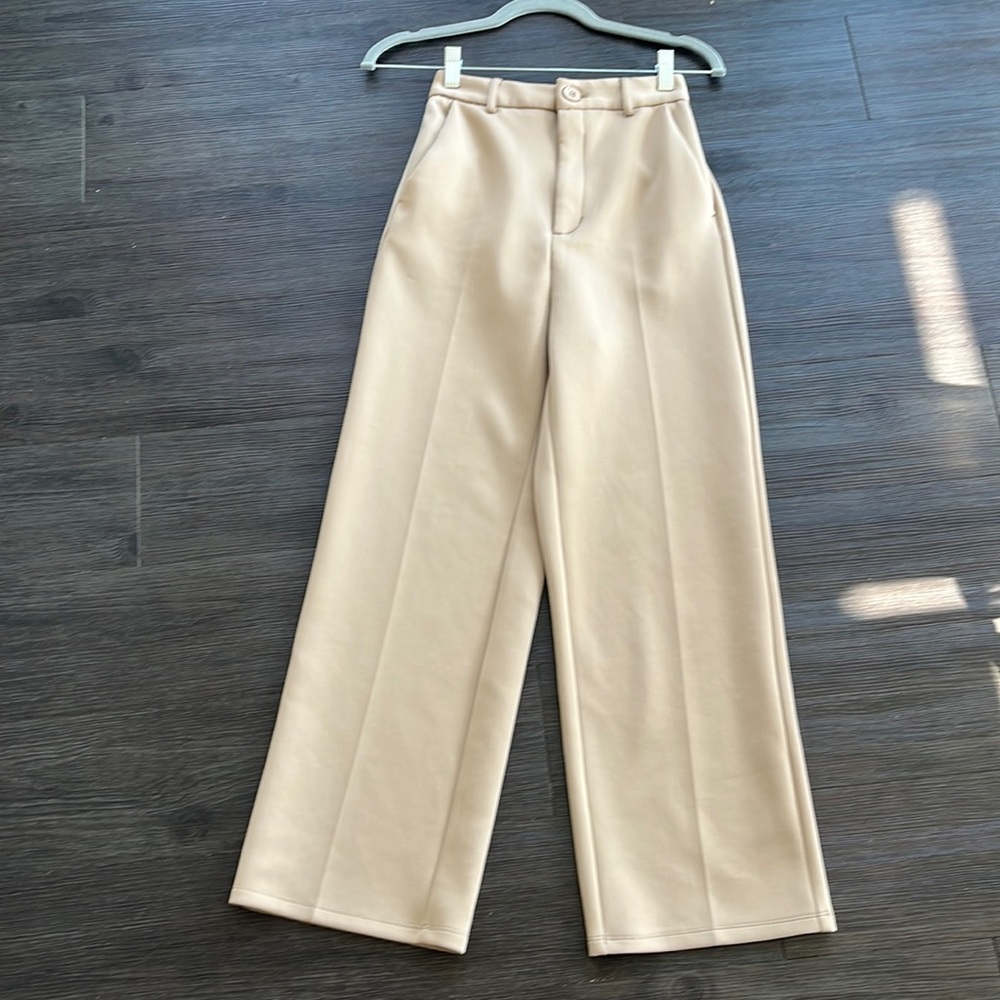 GU Tan Dress Pants